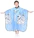Kids Haircut Salon Cape, Hair Cutting Cape For Kid cloth, Child Shampoo Waterproof Capes 52"X 37" (Blue)