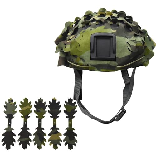 Tactical Fast Helmet Cover Laser Cutting 3D Helmet Cloth Cover Hunting Helmet Accessories(Semicircular MCTP)
