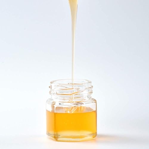 Miniatura 4 de Paquete de 6 mini tarros hexagonales de vidrio de 1.5 onzas, tapas doradas, dijes de abeja, palitos de miel, cuerda de etiqueta de yute, regalos de