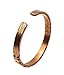 Healing Lama™ Hand Forged 100% Copper Bracelet. Unisex, Made with Solid and High Gauge Pure Copper (Carved)