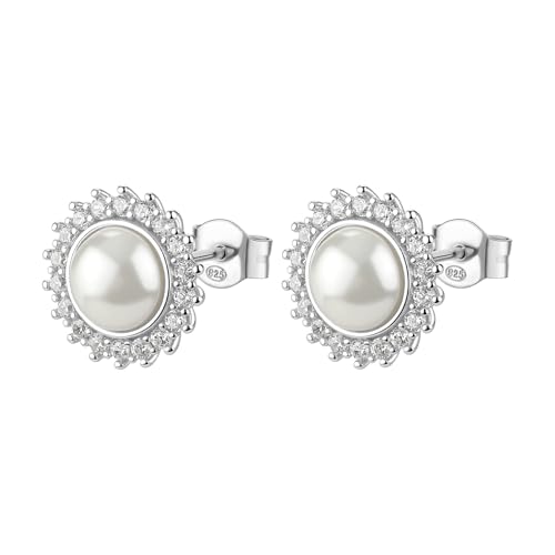 Boucles d'oreilles femme en argent et perle pour illuminer vos tenues de bureau