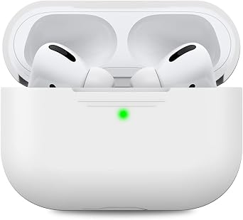 AHASTYLE Silicone Case for Airpods Pro Protective Case and Skin Case for AirPods Pro 1st/2nd Generation [Front LED Visible] [Cableless Charging] Compatible with Airpods Pro 2019
