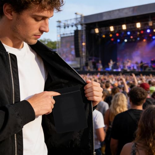Ancsttu Innentaschen für Mäntel | Diebstahlschutz Tasche mit Reißverschluss,Einnähbare Seitentasche Zum Annähen | Für Jacken Mäntel Sweatshirts Hemden Morgenmäntel Kapuzenpullover Pullover