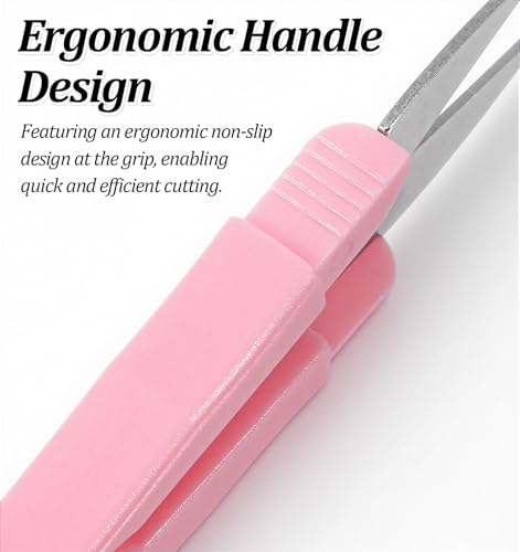 image for ValueBargain 3Pcs Thread Snips for Sewing, Embroidery Scissors with Co