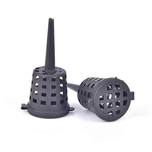 OBANGONG 100PCS Fertilizer Mesh Baskets Garden Nursery Pots Portable Aquarium with Lid Planting Nutrition Cups for Succulent,Orchid,Bonsai