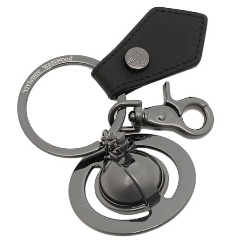 [ヴィヴィアンウエストウッド] キーホルダー サフィアーノ オーブ ブラック レディース 82030077 OM0009 N401 [並行輸入品]