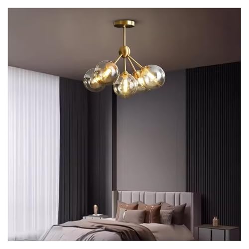 Copper Chandelier for Living Room Bedroom Dining Room Kitchen Study