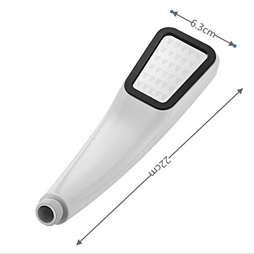 Nsxcdh Handheld Showerhead Shower Head High Pressure Shower Head 300 Holes High Pressure Shower Power Cleaning Functions(Silver/White) #TOP4