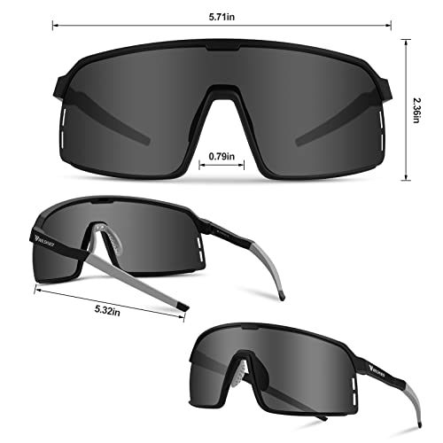 Wilskyer Cycling Glasses Polarized Sport Sunglasses For Men Women Baseball Fishing Mtb #TOP6