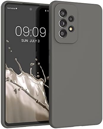 kwmobile TPU Silicone Case Compatible with Samsung Galaxy A53 5G - Case Slim Phone Cover with Soft Finish - Radiant Yellow