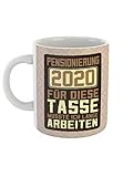 Eine tolle Geschenk-Idee für alle werdenden Pensionäre und Rentner auf dem Weg in den Ruhestand. Eine lang anhaltende Freude für den Beschenkten oder die Beschenkte. Auch ein prima Verabschiedungsgeschenk für den Lieblingskollegen und die Lieblingskollegin. Ideal für den Beamten oder die Beamtin.