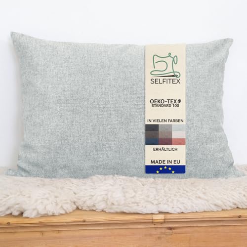 Selfitex Modisches Couchkissen XXL 60x80 cm, Sofakissen mit Füllung und...