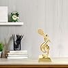 NUOBESTY Competition Microphone Trophy Decorative Desktop Award for Children Singing Contest Music Note Resin 7.87X2.95X1.57In #1