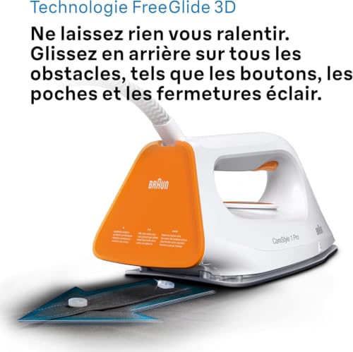 Centrale Vapeur Braun CareStyle 1 Pro IS1511WH – 2200 W, 1,7 L, Technologie FreeGlide 3D - vue 7
