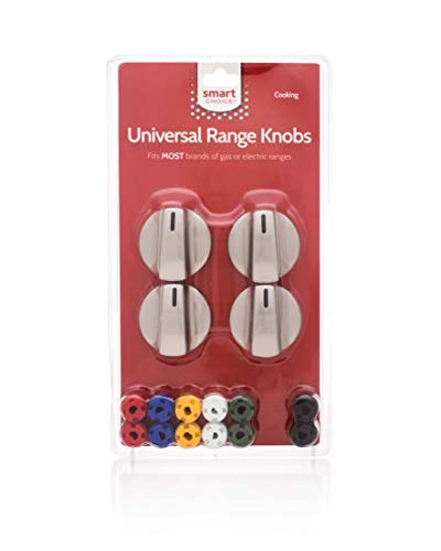 image for Smart Choice Range Knob Kit, Fits Most, Stainless Steel - KNOBKIT4S, 1