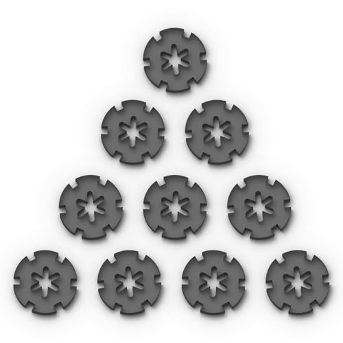 LITKO Land Mine Tokens | 10 Pack | Translucent Grey