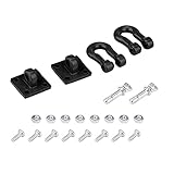 [Installazione semplice] Ogni confezione include 2 set di ganci per rimorchio insieme a 8 viti e 8 dadi per un montaggio senza problemi.il design intuitivo consente un'installazione rapida senza strumenti specializzati.Perfetti per gli hobbisti che amano personalizzare le loro auto RC, questi ganci sono pronti per migliorare le capacità del tuo veicolo fin dal primo utilizzo.