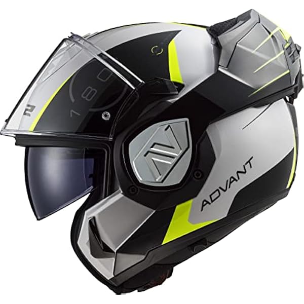 LS2, modulowy kask motocyklowy ADVANT CODEX white black 06, XXL