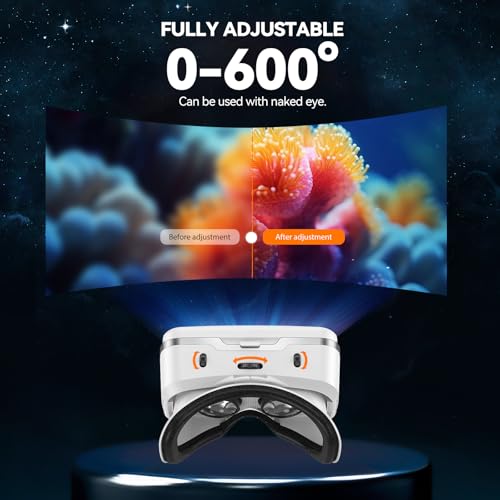 Image of TECKNET VR Headset for Phone, Virtual Reality Headsets with HD 110FOV Anti-Blue Light Lenses & Adjustable Gears, 3D VR Headset for Kids Compatible iPhone Samsung Android 4.7-7.2 inch