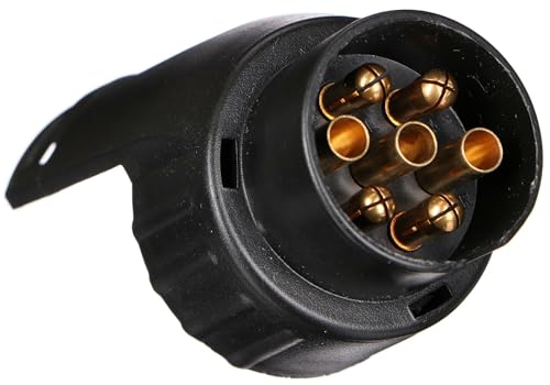 SIXTOL Socket Adapter 7-13 Pin | Adaptador eléctrico para Enganche de Remolque | Coche, Caravana, portabicicletas