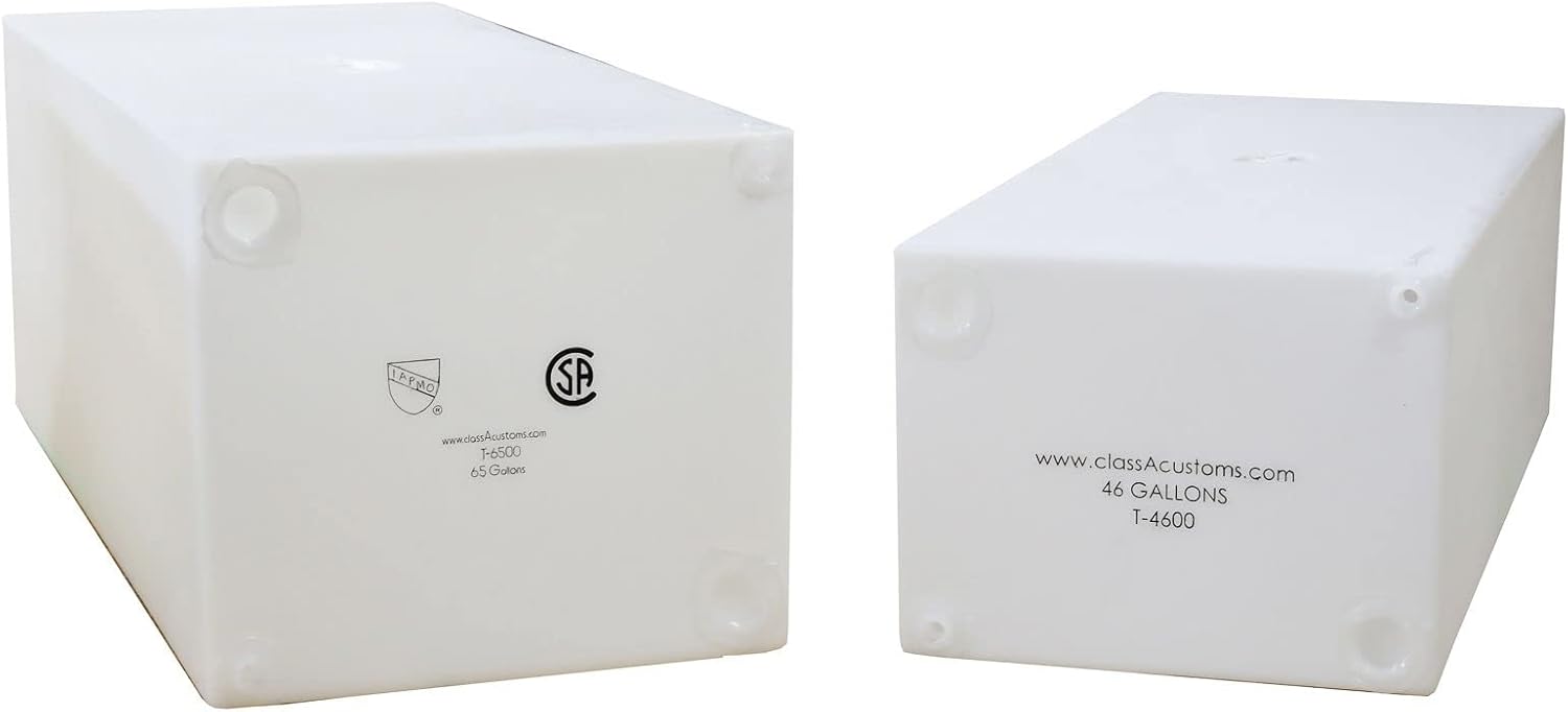 Class A Customs | Combo Pack 46 Gallon & 65 Gallon RV Concession Fresh and Gray Water Tank | CB-46/65-TK