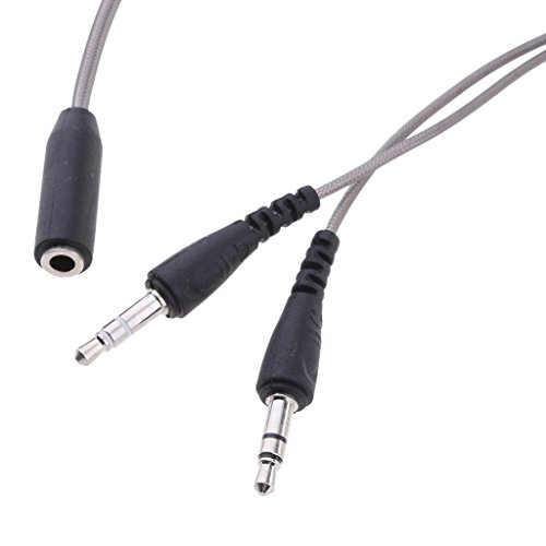 Cable divisor Y 3.5 mm macho a hembra para micrófono y auricular miniatura 2