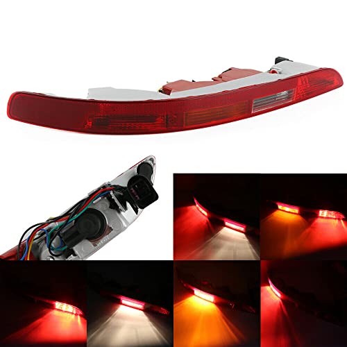 2 Peças Luz De Pára Choques Traseiro Luz De Travagem De Sinal De Curva 8R0945096 8R0945095 Para Audi