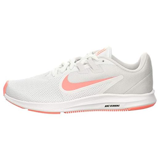 Nike Dam WMNS Downshifter 9 friidrott skor, Flerfärgad enorm grå lavastlöd toppmöte vit 010, 37.5 EU