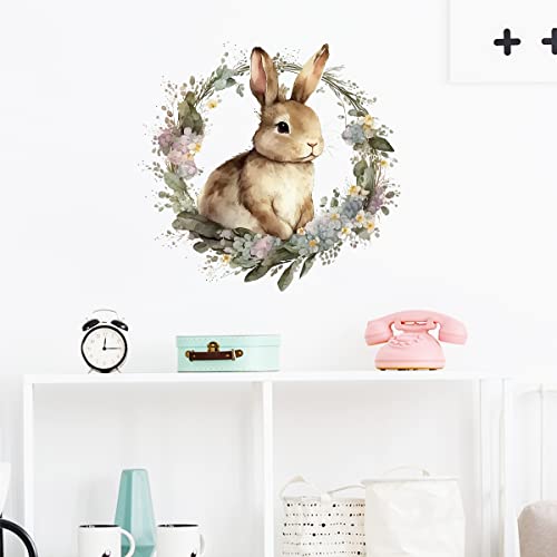 Vinilo Decorativo Pared Conejo Garland RoyoLam miniatura 2