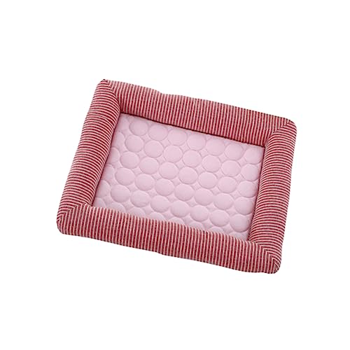 Housoutil Alfombrilla de Cama para Mascotas para Gatos Perros con Cojín Desmontable Lavable 45 X 35 Cm
