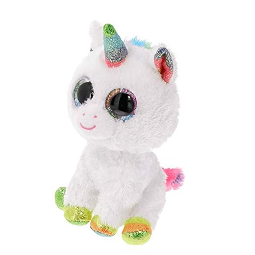 Ty - TY36852 - Beanie Boo's - Peluche Pixy la Licorne 15 cm