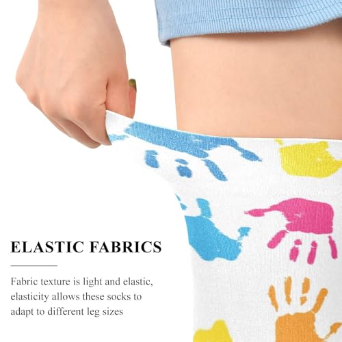 Long High Knee Stock Casual Athletic Stockings Soft Breathable Socks for Women Running Cycling Hiking4