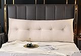 Matériau de haute qualité : le coussin de dos est rempli de coton perlé haute résilience, ce qui offre un excellent soutien du dos. Et le tissu en coton des oreillers compensés a un excellent effet visuel pour correspondre à votre décoration intérieure. qui rend votre chambre remarquable.