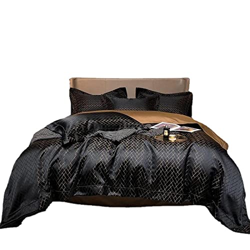 Wczdj Bedding Duvet Cover Set For Kids King Pink,Jacquard Cotton Duvet Cover Sheet Set, Quilt Cover Embroidered Bedding For Bedroom Apartment Hotel 220240Cm(4Pcs) #TOP1