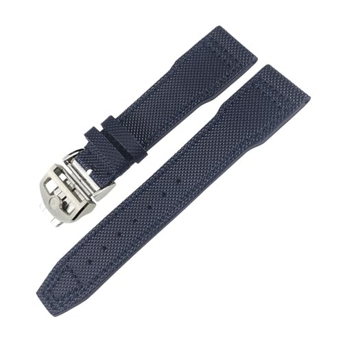 [-ł] 20mm 21mm 22mm J[tU[EHb`ohAIWC rbOpCbgEHb` gbv|[gtBm IW3777 u[iCEHb`XgbvΉ(Blue slver round,21mm)