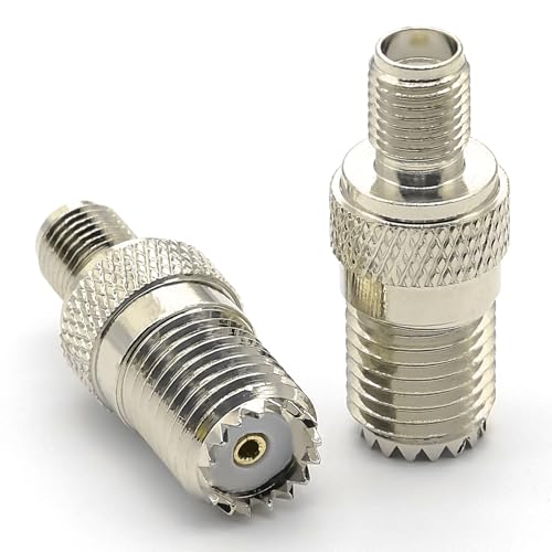 Adaptador Mini UHF PL259 a SMA conector coaxial 2 piezas miniatura 1