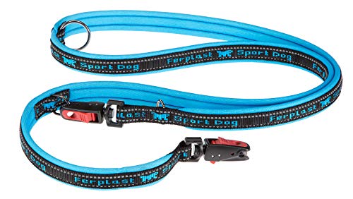 Ferplast SPORTDOG GA Training Dog Lead, 3 Adjustable Lengths, Reflective & Anti-Abrasion, Soft Padded Handle, Italian Design