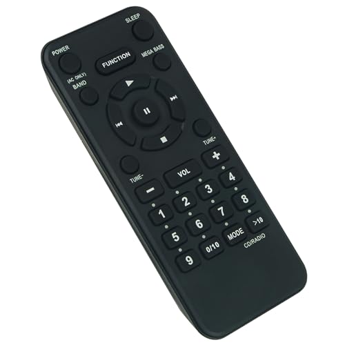 Télécommande RMT-CS350A pour radio CD Sony CFD-S350 noire - 5