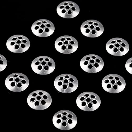 30 Pieces Screens Glass Stainless Steel Concave Screens 0.31 Inch/ 8 Mm Small Filter Curved Filter #TOP1