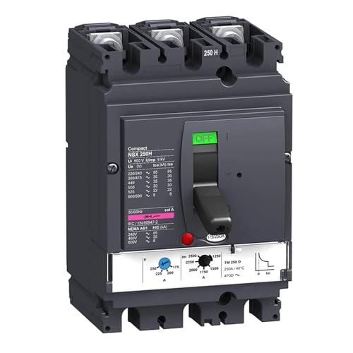 Disjoncteur NSX250H TMD 200A NISZA pour armoire électrique industrielle 3p3d