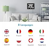 Jaihonda [8 Alarm Options Extra Large Day Date Month Clock for Elderly-Digital Calendar Day Dementia Clocks for Seniors with Level 1-10 Auto Dimmable Memory Loss Clock - Image 5