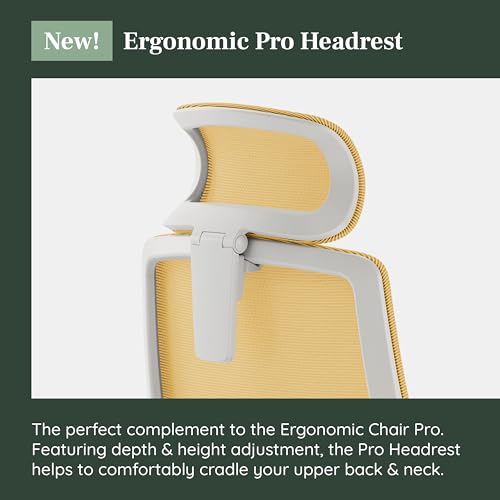 Image of Branch Adjustable Ergonomic PRO Headrest Attachment - Only Compatible Ergonomic Chair PRO - Experience Optimal Comfort and Support - Spark