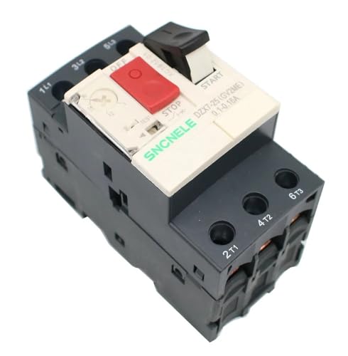 Interruptor de protección del motor GV2-ME02C para evitar sobrecargas de 0.16 a 0.25A