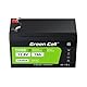 Green Cell Cube LiFePO4 Akku 7Ah 12.8V – Lithium-Eisenphosphat-Batterie für Wohnmobile, Boote, Solaranlagen, Off-Grid-Systeme, mit BMS, leicht & sicher