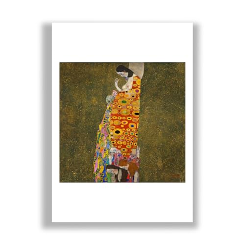 Gustav Klimt Hope II grande impression d'art mate affiche murale de salon