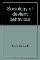 Sociology of deviant behaviour B0000CLQ4Y Book Cover