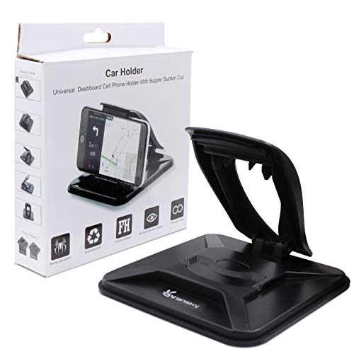 Phone Holder for Car, Vansky Dashboard Car Phone Mount iPhone 7 Plus X 8 Plus 6 6S Plus, Non-Slip GPS Holder Car Cradles for Samsung Galaxy S8 Plus Note 8 Universal 3-7 inch Smartphone [2018 Version]
