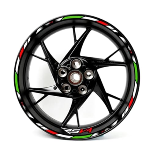 Jante réfléchissante moto Aprilia RSV4 liserets de roues pour vos sorties nocturnes