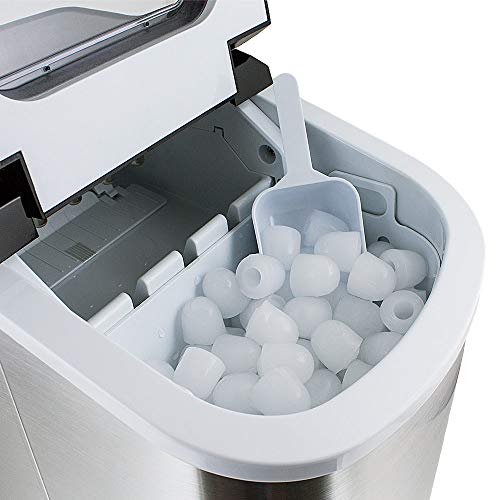 Eiswürfelmaschine Eiswürfelbereiter Eiswürfel Ice Maker EIS Maschine Icemaker (Edel Stahl) – Bild 7
