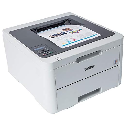 Brother HL-L3210CW Kompakter Farblaserdrucker (18 Seiten/Min.) weiß